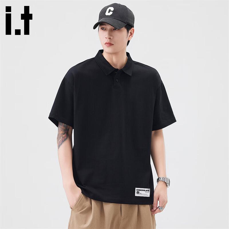 CHOCOOLATEit Men's Pure Cotton Short Sleeve Polo Shirt