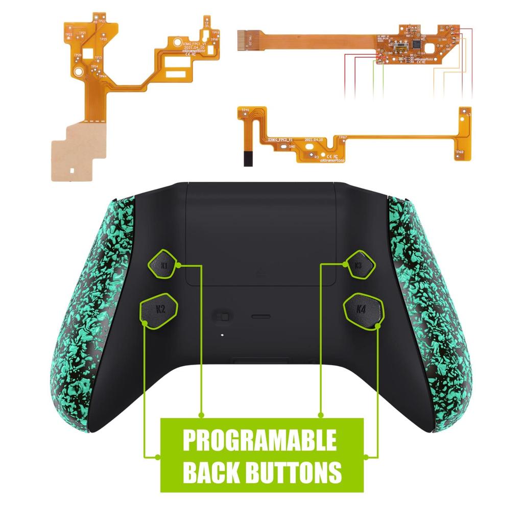 eXtremeRate Programmable Remap Kit for Xbox Series Upgrade Board for Xbox Core Controller with Redesigned Back Side and Rear Buttons Light X/S