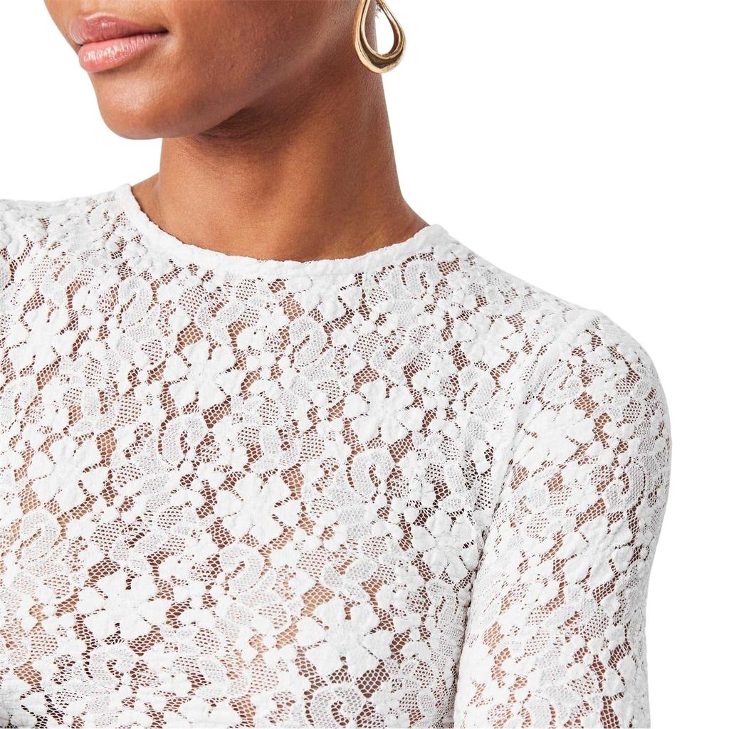 Edited Womens/Ladies Janiya Floral Lace Fitted Bodysuit
