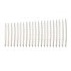 2,7mm Gitarrenbunddraht Set 21 Bünde Akustikgitarre Bunddraht Set Edelstahl Gitarren Griffbrett Draht 21 Stück Set