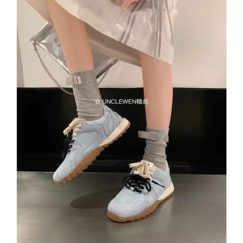 

Women s Shoes 2025 Lace-up Women s Vulcanize Shoes Fashion Round Head Ladies Casual Shoes New Color Matching Classic Sneakers 35 бежевый