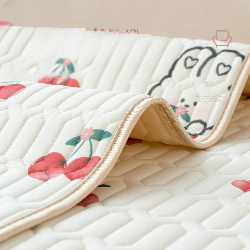 Fashionable and Popular Summer Popular Cool Sofa Cushion Cool Non-slip Sofa Cushion Back Cover  Cute Fabric Sofa Cover
