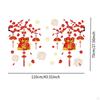 Window Cling for Glass Plum Blossom Branch Convenient, Chinese Year Decor, Party