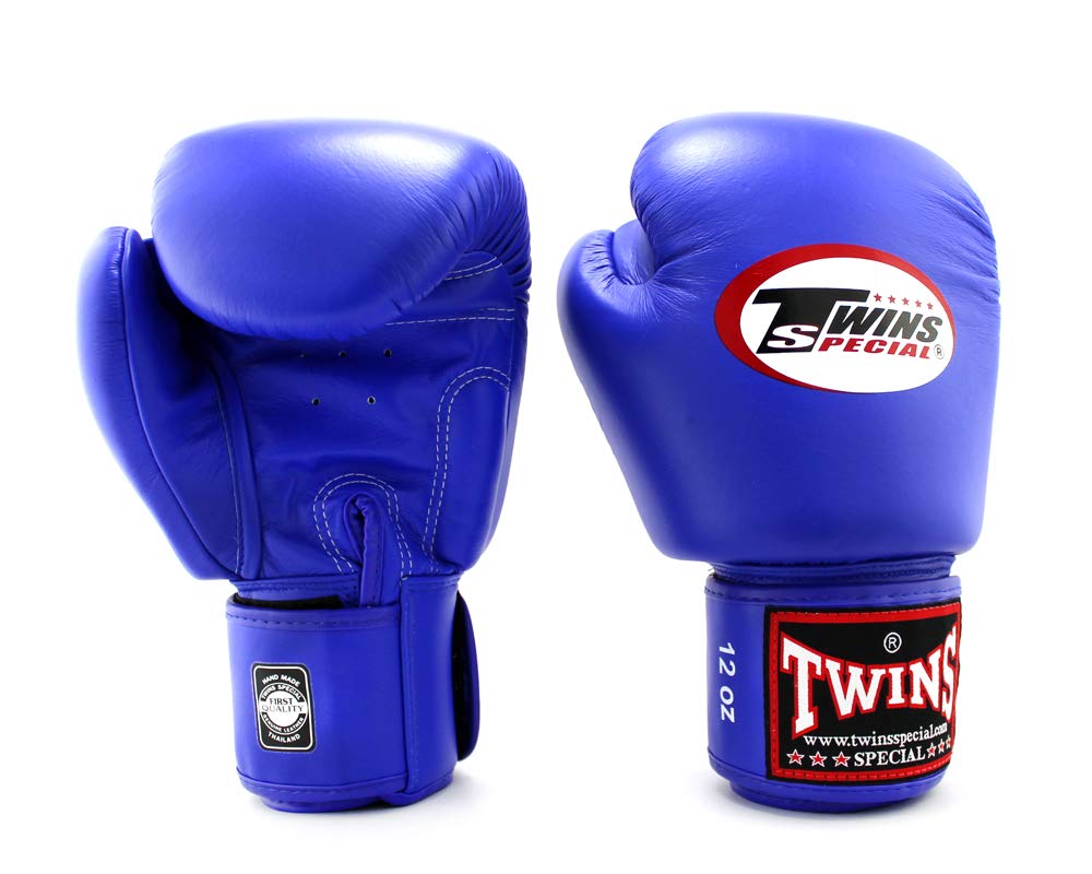 

Twins Boxing Gloves Genuine Leather 12oz Blue