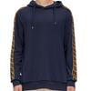 FENDI Sweatshirts Men's Blue Hooded Moderate Regular FY0870A1EGF0QA2