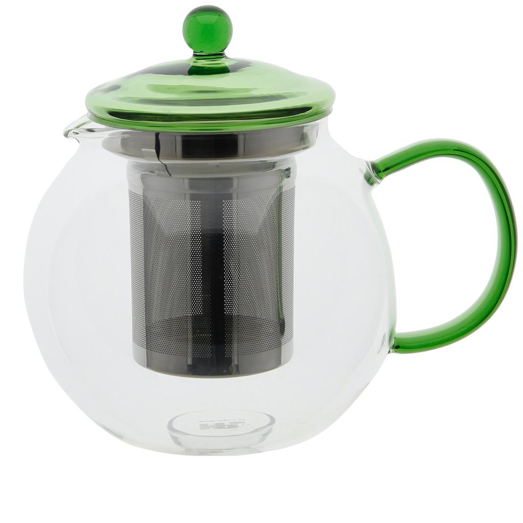 GLASS JUG TEA INFuser with Filter 1.2L HOT COFFEE JUG