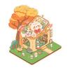 Cartoon Food Street Landscape Sticker Cabin Scene DIY Toy Game Sticker Festival Birthday Gift for Kids Girls and Children