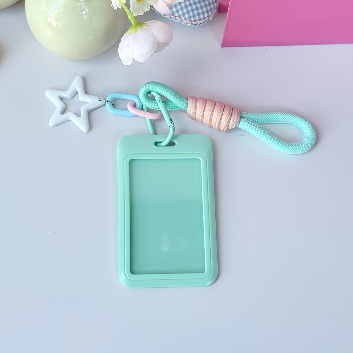 

1PC 2D Single Color Card Holder, Business Card Holder, Student Name Card зелений