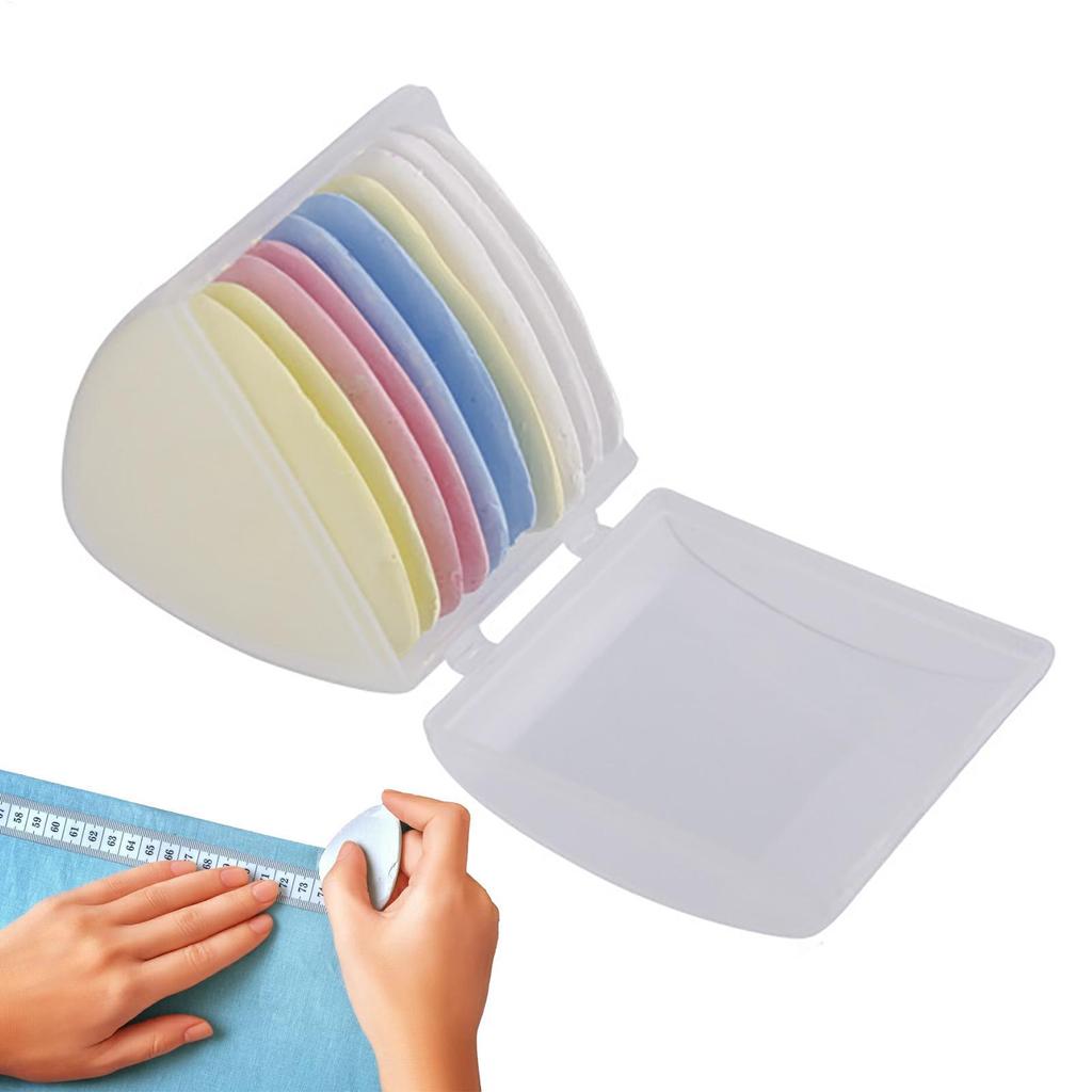 Triangle Tailors Chalk Erasable Fabric Marking Tool for Sewing, Quilting, Dressmaking, Professional Tailor & Designer Supplies