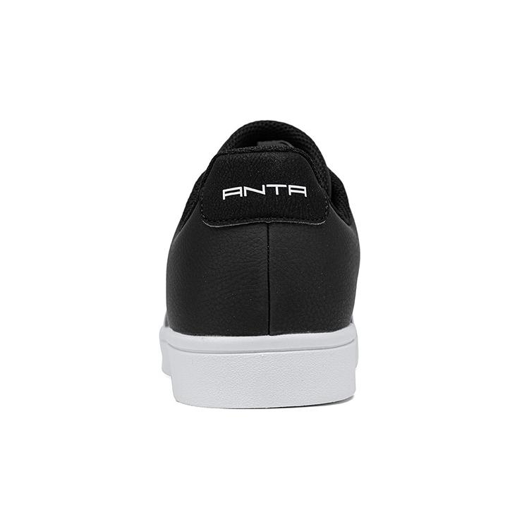 New Anta Anti Slip Wear Resistant Low Top Skateboard Shoes Men's Black 912028003-1
