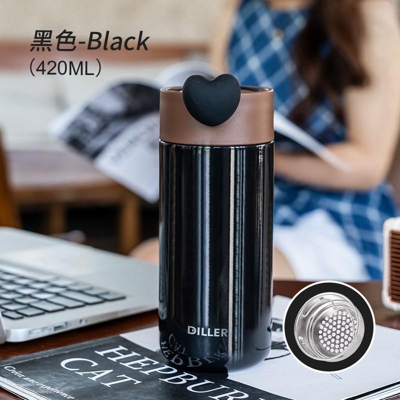 200/280/420ml Mini-Thermosbecher mit Griff Teedose für Kinder, Edelstahl-Vakuumflaschen, Geschenk, Tragbare Taschen-Wasserflasche