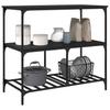 Kitchen Trolley Black 100x50x95 cm Particleboard
