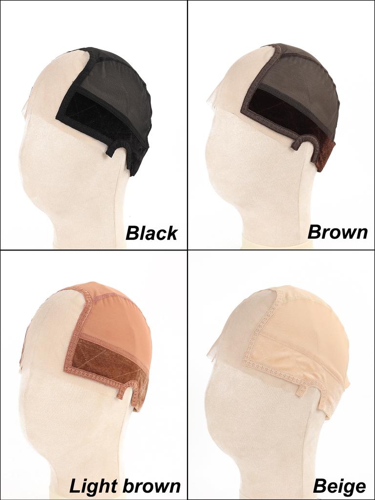 Female Headband Wig Cap Hd Lace Wig Cap For Wig Making U Part Wig Caps With Adjustable Velvet Wig Grip To Wear Wig Nude Hair Net