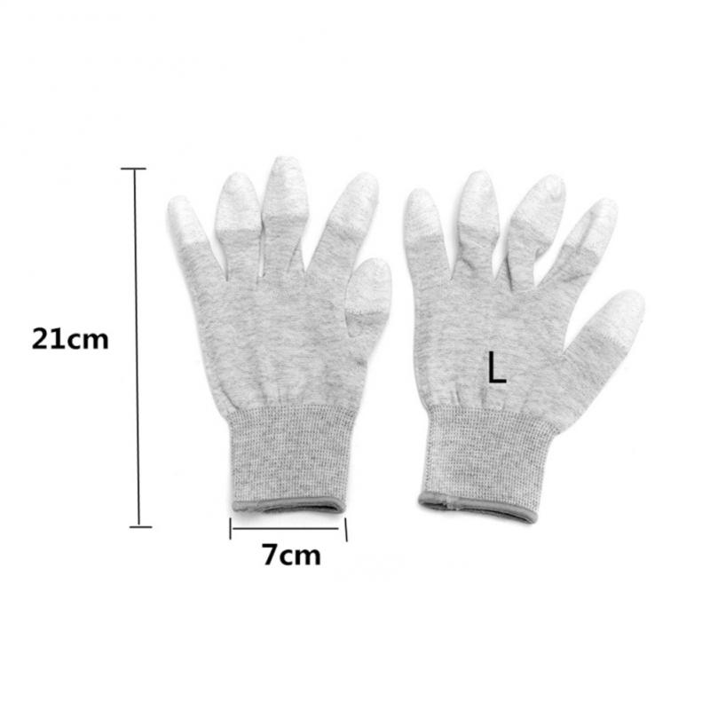 1~10PCS Anti Static Gloves Electronic Working Gloves Household Clean Knitted Gloves Non-slip Wear-resistant Industrial