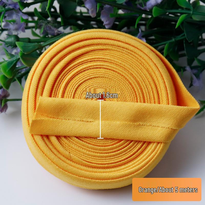 Elastic Cotton Knit Piping Tape for Baby Clothes and No-Iron Decoration