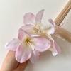 Ponytail Clip Calla Hair Clip Bohemia Barrettes Big Hair Claw Lilium Flower Hair Claw  Daily