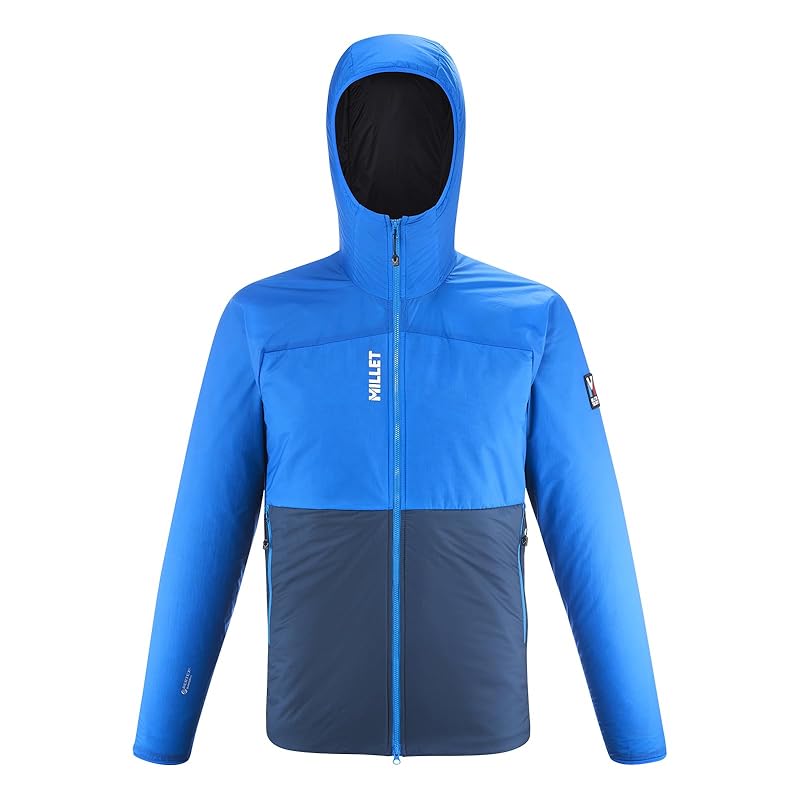 

[Millet] sports jacket trilogy icon light gold hoodie MIV10267 men s Dark denim/icon blue (NEW LOGO) M