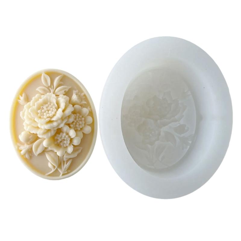 

Силиконовые формы с тиснением в виде цветов, термостойкие, пищевого качества, для выпечки, эпоксидной смолы, свечей, мыла, шоколада