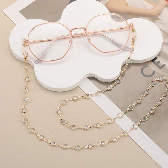 Women Glasses Chain Colorful Faux Gemstone Eyeglass Chain Retro Beaded Sunglass Strap Eyeglass Lanyards for Spectacle Reading Glasses