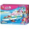 Plastic Constructor Sluban Tourist Yacht, 328 Parts