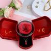 Forever Flower Jewelry Box Creative Flower Jewelry Box Necklace Storage Container for Wife's Special Occasion