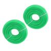 2 Stück Rasentrimmer Fadenspule Nylon für Garten Elektrotrimmer 100 Meter 1,6 mm Grün