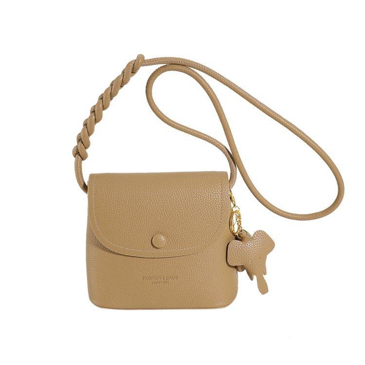 Casual Retro Small Bucket Bag, New Women's Bag, Popular Versatile Messenger Bag, Fashionable Commuter Small Square Bag