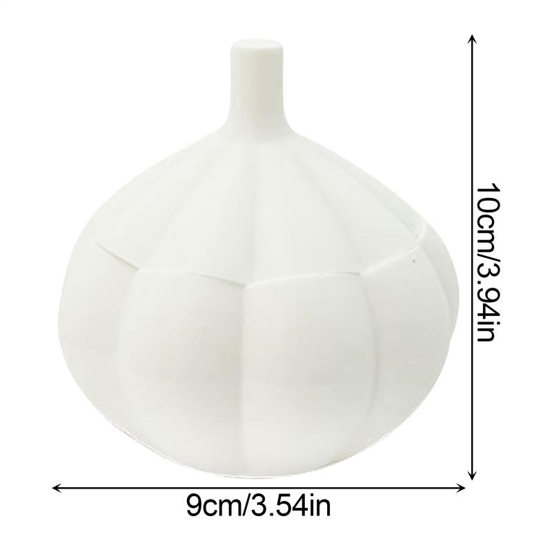 Garlic Keeper Garlic Shape Lemon Saver Airtight Lemon Fresh-keeping Preserver For Potato Ginger Onion Cheese Spinach Salad Soup