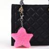 Mini Star Plush Pendant Portable Pentagram Bag Charm Cute Backpack Hanging Ornament  Bag