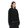 Puma Sports Lifestyle Series Solid Color Casual Vintage Hoodie Long Sleeve Sweatshirt Women hoodies Black 673417-01