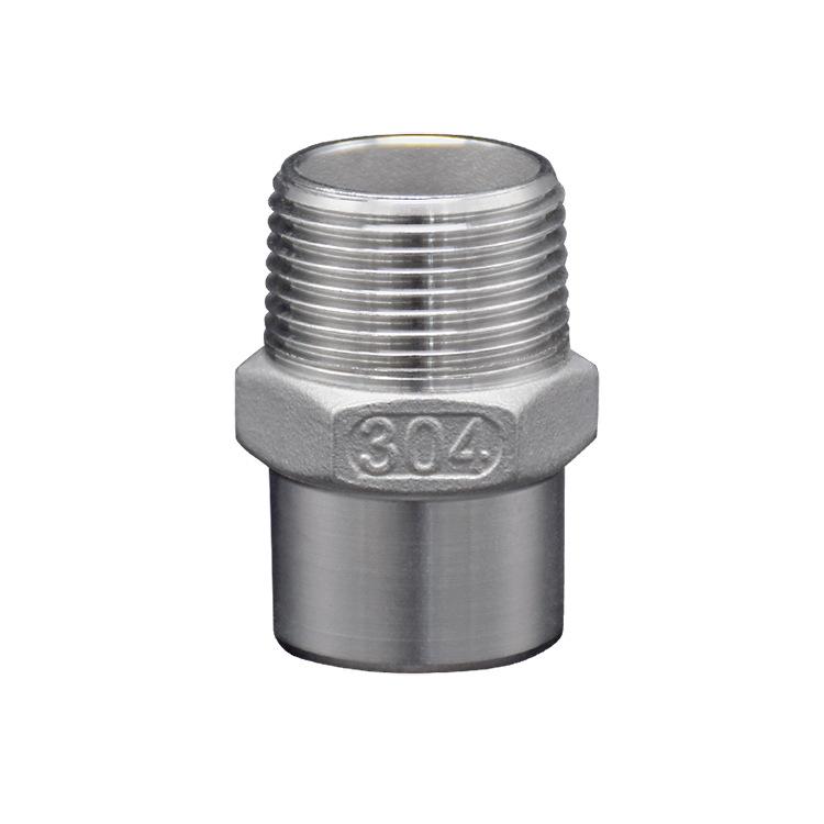 LT-04C High-Pressure Resistant Stainless Steel 304/316 Hex Male Thread Butt Weld Fitting