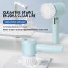 Wireless Handheld Electric Cleaning Brush USB Rechargeable Kitchen Home Dishwash Brush Bathroom Tile Professional Cleaning Tools