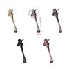 Adjustable Door Holder with Nonslip Rubber Tips Easy Pedals Kick Down Door Stop Wall Protector Zincs Alloy Doorstop