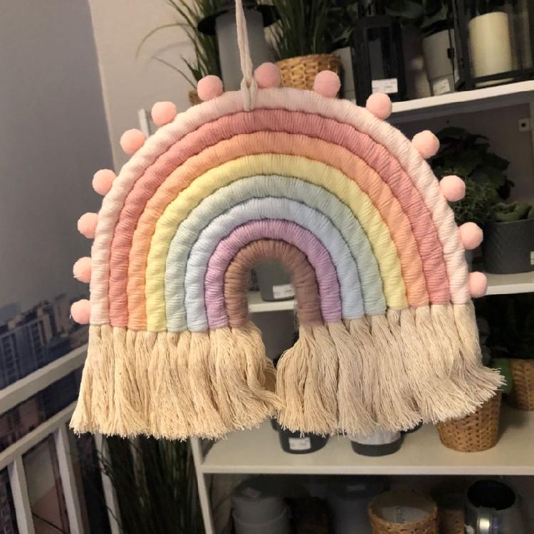Rainbow Wall Hanging Modern Home Decoration Hanging Iridescent Embellishment