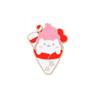 Sweet Pink Cute Cat Ice Cream Enamel Brooch Alloy Metal Badge Decorative Pin for Backpack Bag Clothing Accessory Lovely Cat Badge