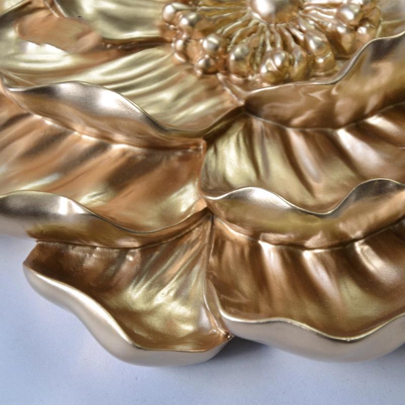 Creative Flower Style Wall Resin Retro Living Room Goldfish Pendant Porch Wall Decoration Wall Decoration Home Decoration