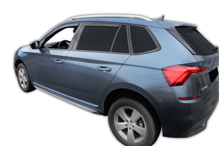 Déflecteurs d'air - SCOUTT - GP - Fumé - Installation facile - Pour Skoda Kamiq 2019+