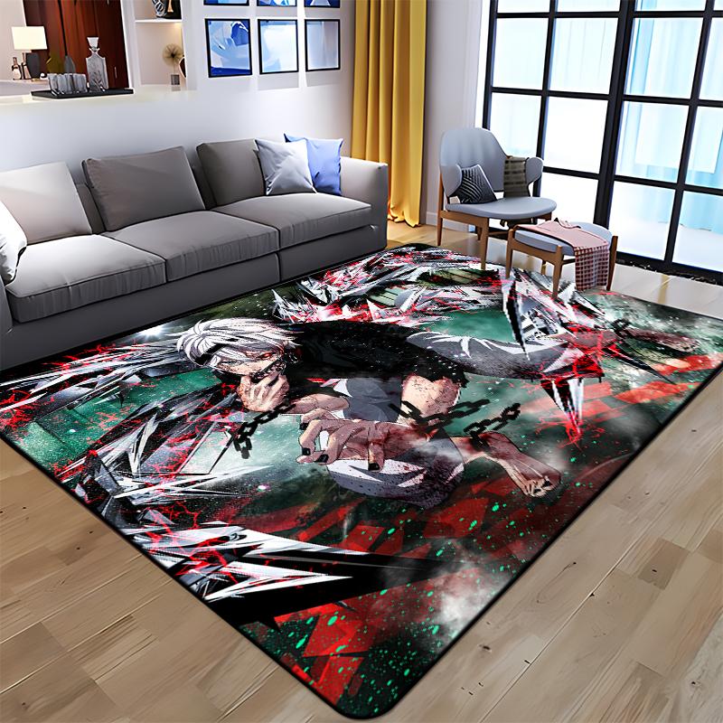 Anime Tokyo Ghoul Kunst Gedruckt Teppich für Wohnzimmer Große Fläche Teppich Weiche Matte E-sports Stuhl Teppiche Alfombra Geschenke Dropshopping