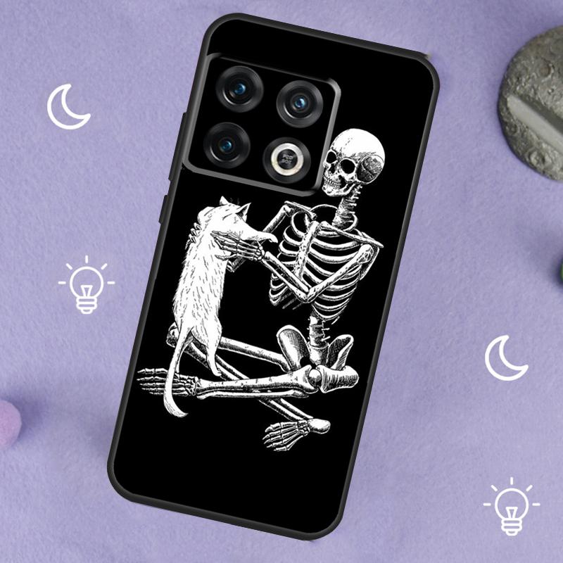 Trippy Skeleton Case For OnePlus 13T 10T 8T 10R 12R 13R 15 13 12 11 10 9 Nord 5 CE 2 3 4 Lite N20 N30 Cover