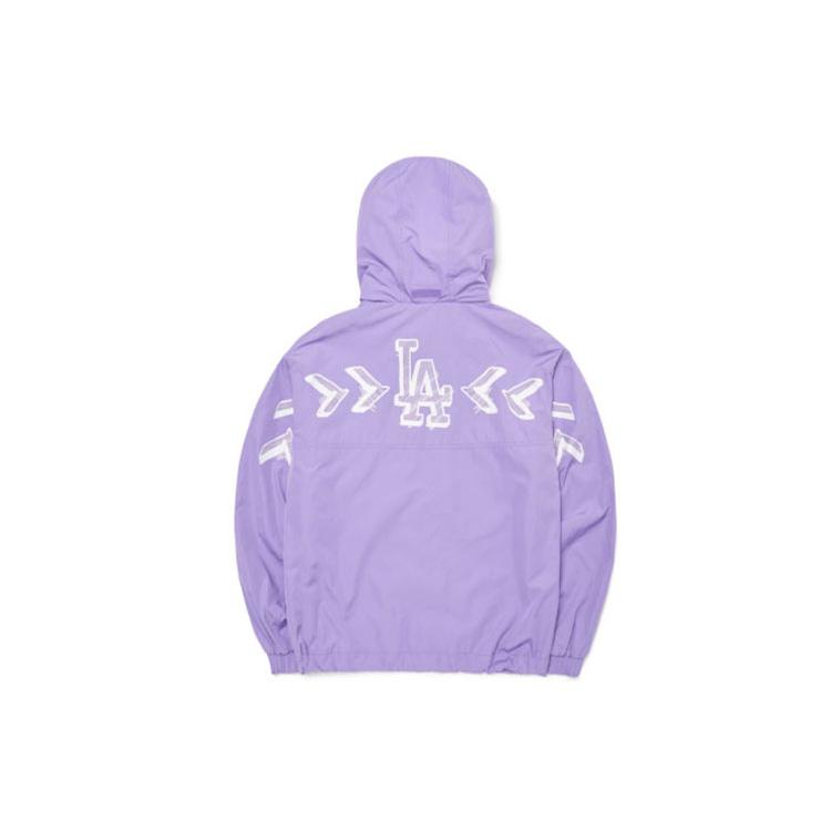 MLB Windproof Quick Dry Windbreaker Jacket Unisex Purple 3AWJS0321-07PPN