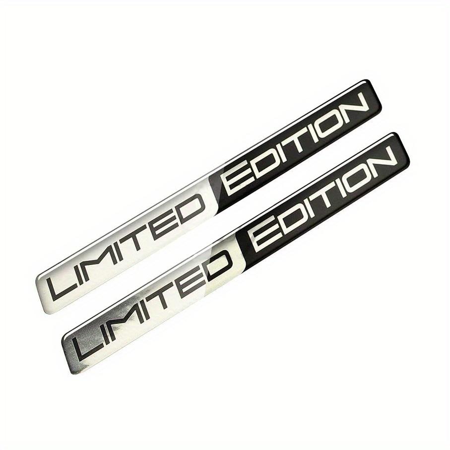 2pcs Limited Edition 3D Car Body Badge Sticker Trunk Fender Emblem Decal Accessorie For Car Motorcycle Bike