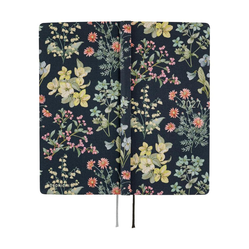 Hobonichi Techo Weeks 2027 English Planner, Liberty Fabrics Floral Remedy