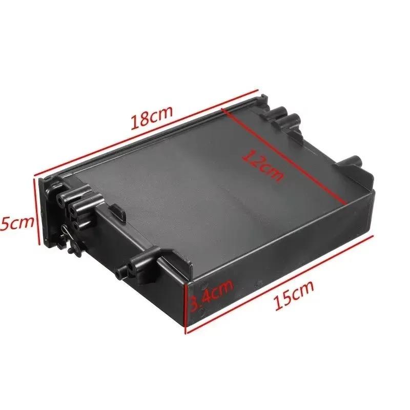 Car Radio Pocket Auto Parts Multi Application For Inner Organizer Replacement Black  Car Radio Storage Box 1 PCS DIN