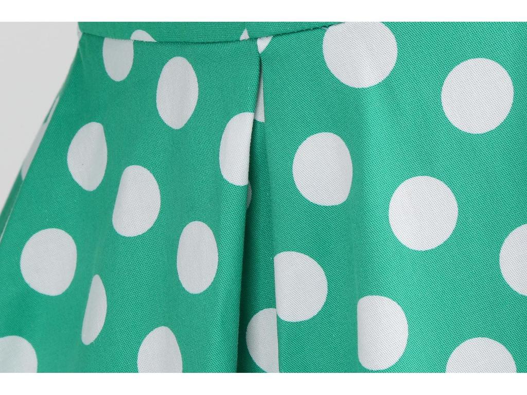 Vintage 50er Jahre Hepburn-Stil Swing-Kleid für Urlaube und Brautjungfern