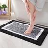 Tapete Absorvente Antiderrapante para os Pés Imitação Caxemira Tapete de Chão Tapete de Banheiro Tapete Doméstico de Porta Carpete