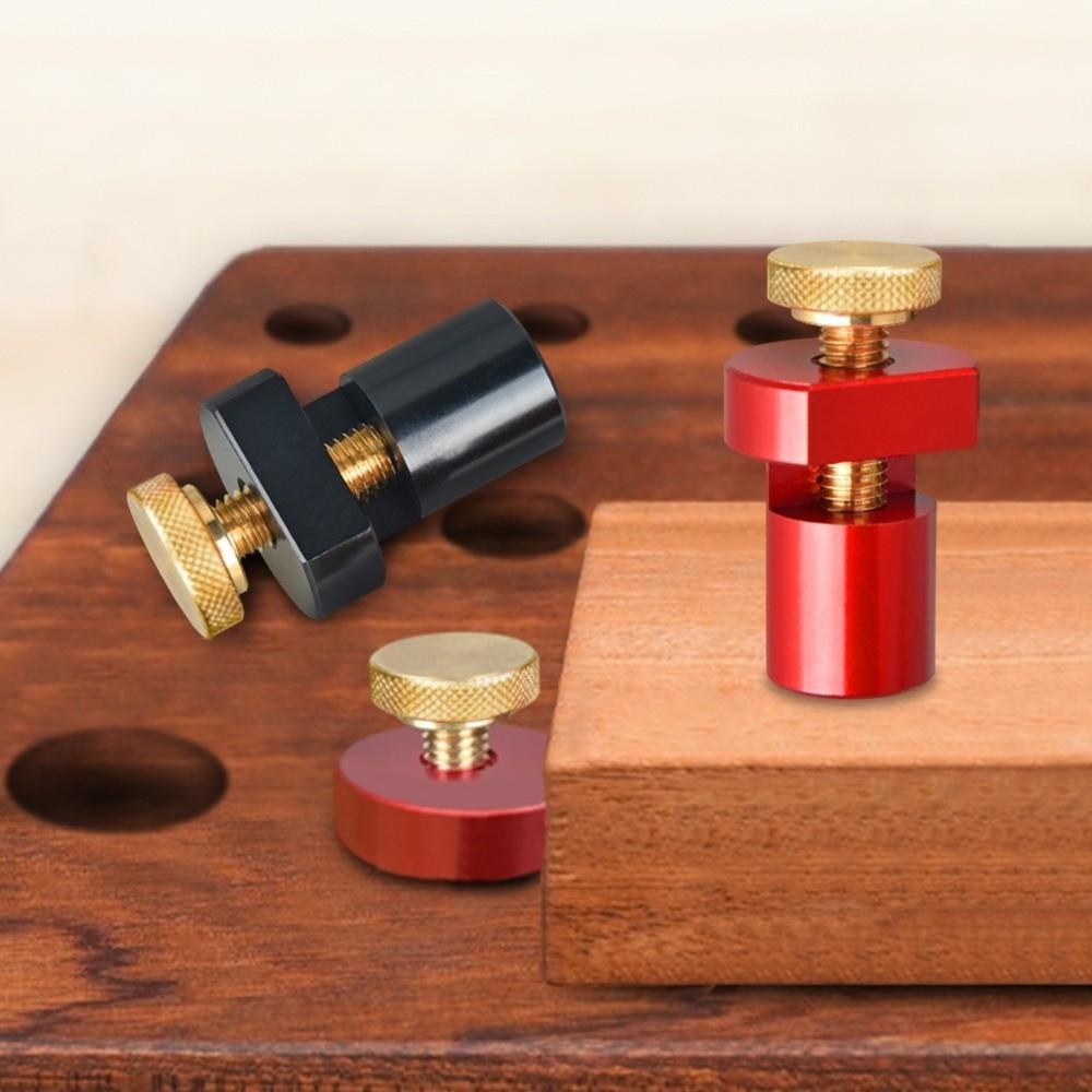 Non-Slip Surface Bench Stop Block Aluminum Alloy Woodworking Limit Block For Woodworking