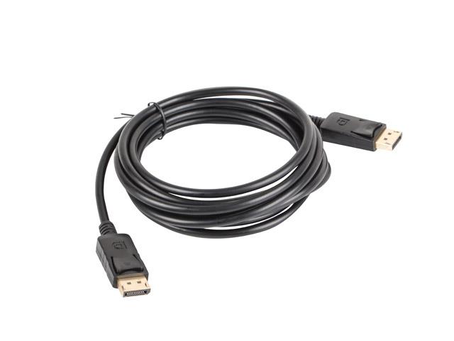 Kabel DisplayPort Lanberg M/M 3m 4K v1.2 czarny