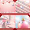 Pink Christmas Backdrop Sparkling Design Winter Background Xmas Decoration Banner Winter Decor Xmas Display For Winter Family