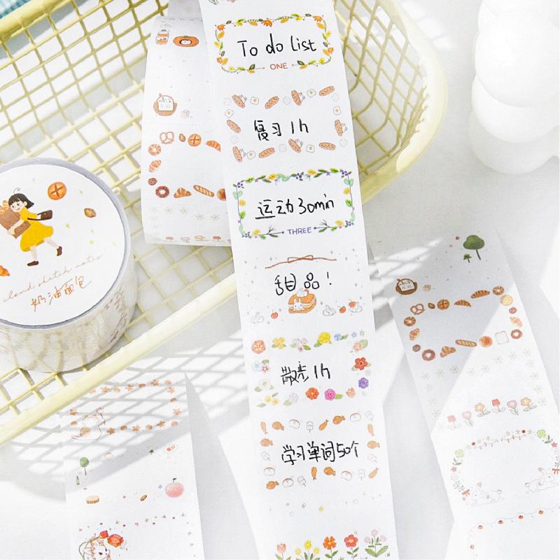 1pcs DIY Decoration Adhesive Tapes Japanese Sweetheart Mark Washi Tapes Masking Tapes Stickers Stationery