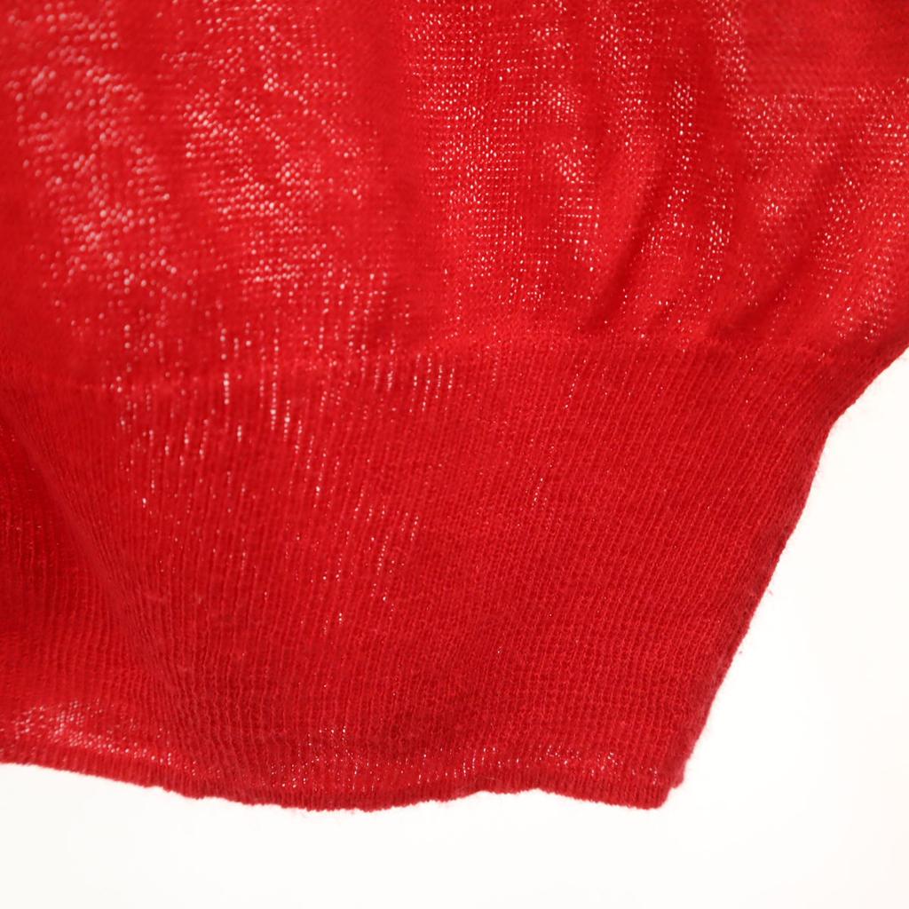 MACKINTOSH PHILOSOPHY Long Sleeve Knit Cardigan 38 Red Women Used